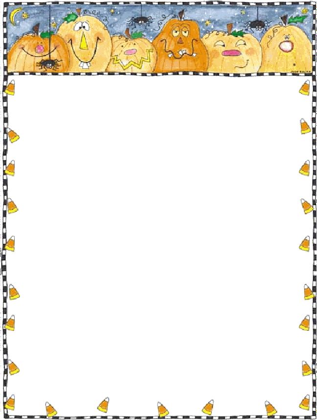 This is an image of Amazing Free Printable Halloween Borders This is a photo of Amazing Free Printable Halloween Borders