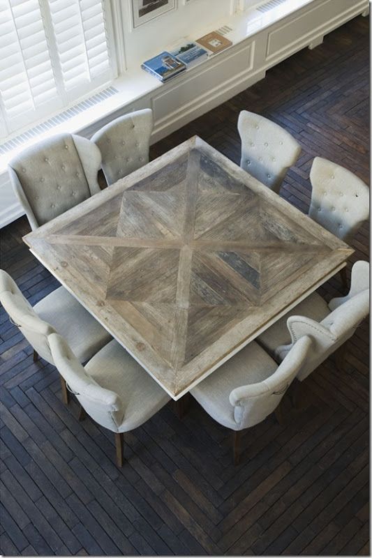 Idea For Doing A Non Traditional Dining Table The Open Kitchen Idea For Doing A Non Traditional Dining Table The Open Kitchen Living And Area Square Or This Typ Room Designs In