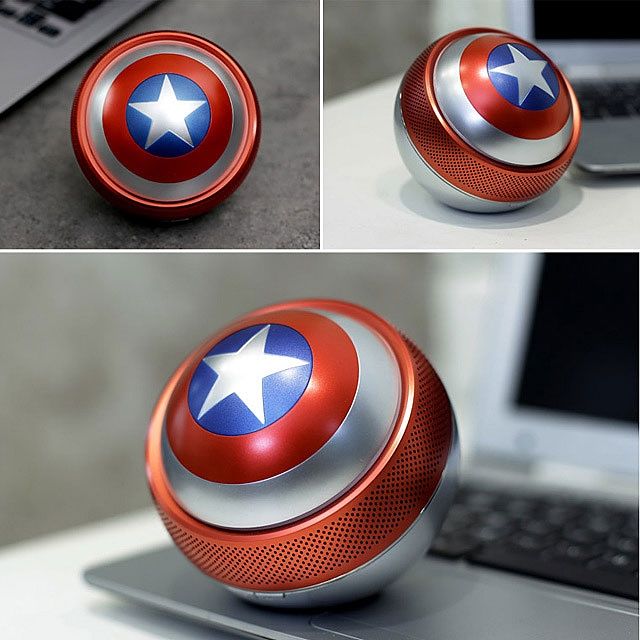 Marvel Captain America Shield Mini Bluetooth Speaker Marvel Captain America Captain America Shield Mini Bluetooth Speaker