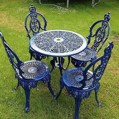 Cast Iron Table Garden Chair Set Wroughtironpatiochairs Outdoor Tables And Chairs Settings Cast Iron Table Garden Chair Set, Wrought Iron Garden Furniture Sets