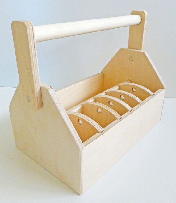 Wood Tool Box Or Art Caddy Wood Tool Box Or Art Caddy