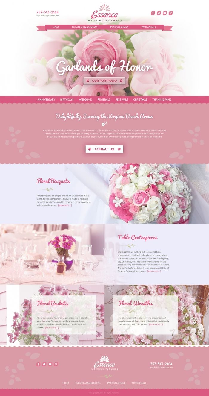 wedding web designs