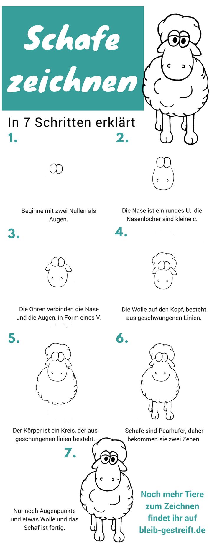 Schafe zeichnen Schafe zeichnen