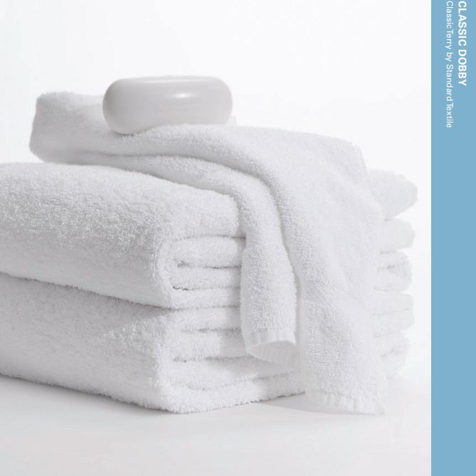 standard textile classic dobby economy 8 pc white towel set standard textile sheets