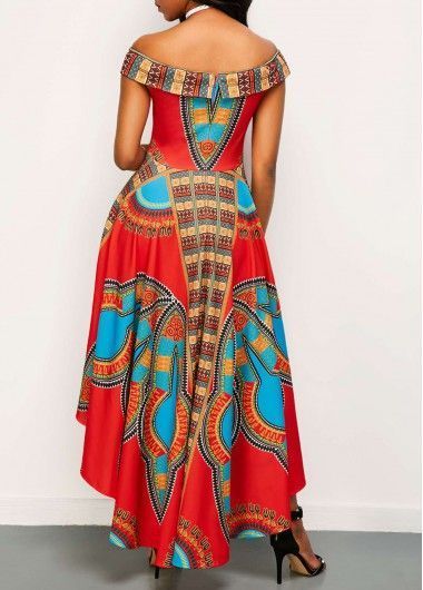 High Waist Off The Shoulder Dashiki Dress In 2018 African Fashion High Waist Off The Shoulder Dashiki Dress Rosewe Usd 30 39