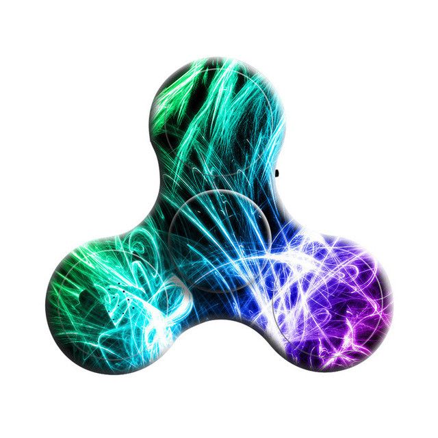 NEW Creative LED Light Fid Spinner Bluetooth Speaker