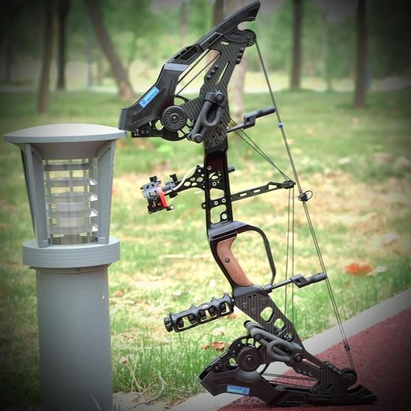 Arrow Length For 28.5 Inch Draw 25 Dual Purpose Arrow and Steel Ball Compound Bow with Draw