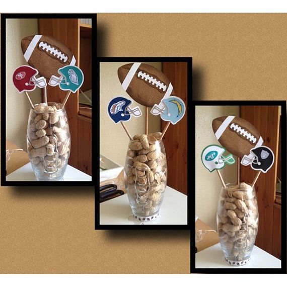 Football Centerpiece Arrangements Set Of 3 C23bbb3e7b913ff0565d012b85f68b57
