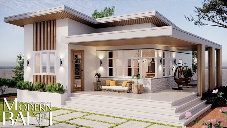 Simple And Elegant Modern Bungalow House Design 2 Bedroom In 2025 C26680551c9ba8e07b5ce6ebda559d23