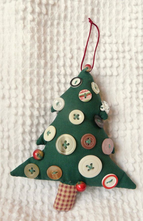 Button Tree Ornament Button Tree Ornament