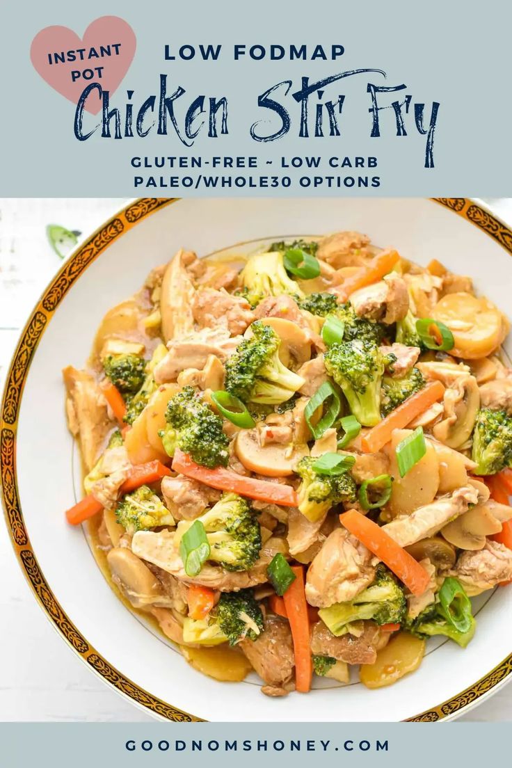 Low FODMAP Instant Pot Chicken Stir Fry Fodmap Chicken Recipes Low low-fodmap-instant-pot-chicken-stir-fry-fodmap-chicken-recipes-low