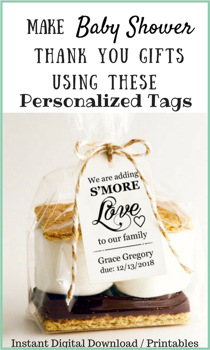 S\u2019more Baby Shower Favor Tags Party Favor Gift Tags Adding S/'more Love To Our Family Tags Mini Onesie Girl Baby Shower Smore Favor Tags