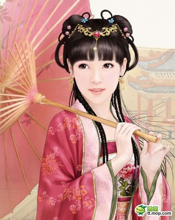 Chinese girl hair style