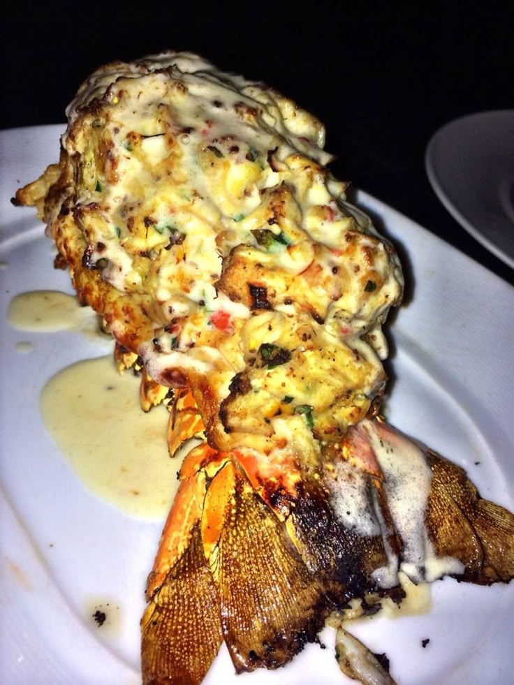 Crab Stuffed Lobster Tail Lobster recipes tail, Seafood Crab Stuffed Lobster Tail Lobster recipes tail, Seafood