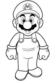resultado de imagen para dibujos para colorear de mario bros