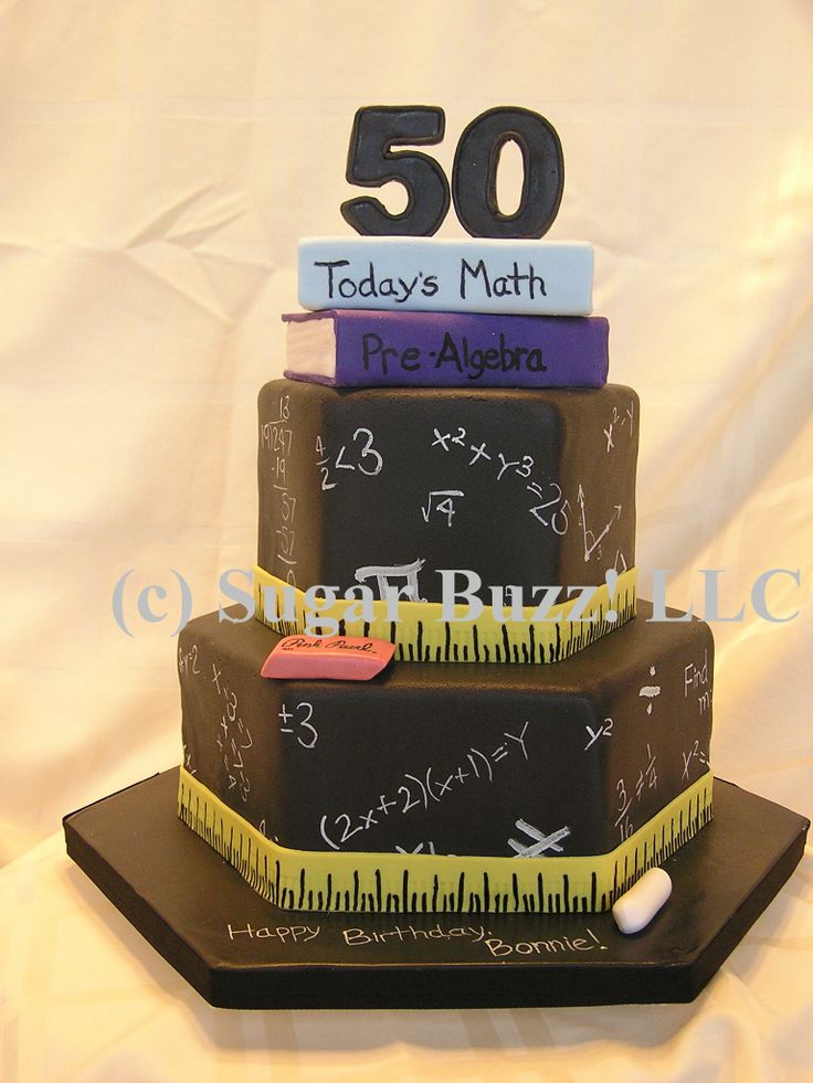 Math Cake Decorations Math Cake Decorations