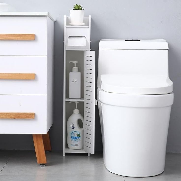 Ktaxon Small Bathroom Storage Corner Floor Cabinet With Doors And Shelves Thin Toilet Vanity Cabinet Narrow Bath Sink Organizer Towel Storage Shelf For Paper Small Bathroom Storage Towel Storage Bathroom Floor