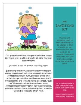 free online babysitting classes for 13 year olds