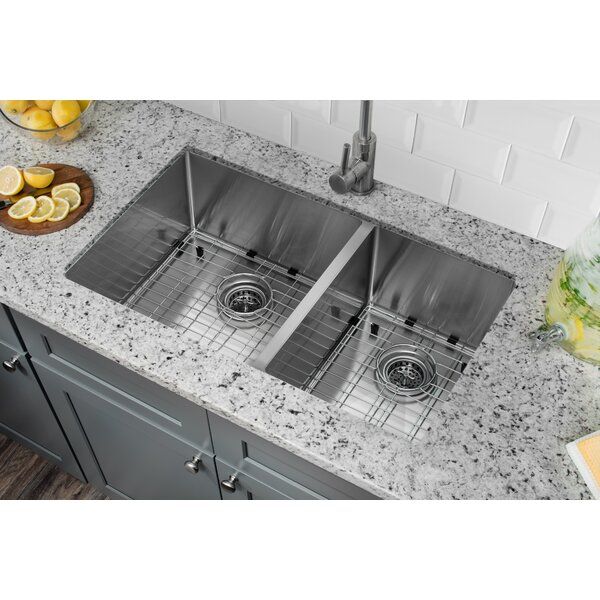 Ruvati 32 In Single Bowl Workstation Tight Radius Undermount 16 Gauge Stainless Steel Kitchen Sink With Sliding Accessories Rvh8301 The Home Depot Stainless Steel Kitchen Sink Stainless Steel Kitchen Undermount Kitchen Sinks