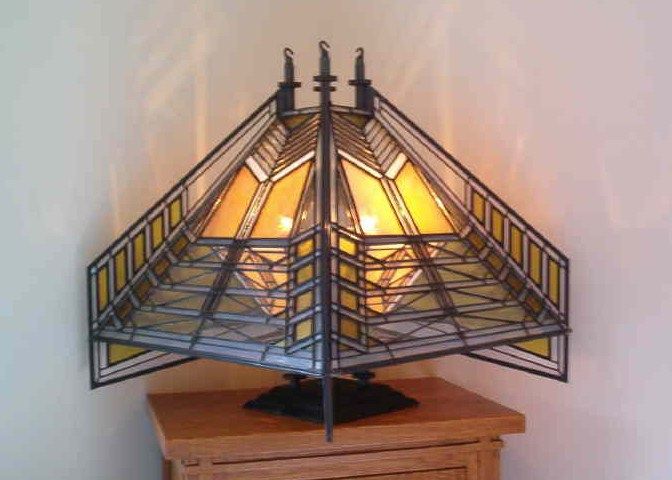 48 Best Frank Lloyd Wright Inspired Furniture And Glasswork Inspired By Dana House Erfly Sumac Chandelier Prairiefurnitureandglass Com Lloyd Wrighttable