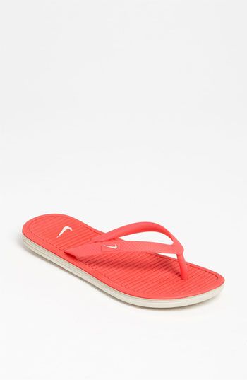 15 best I heart flip flops! images on Pinterest | Nike flip flops ... Nike 'SolarSoft 11' Flip Flop available at #Nordstrom