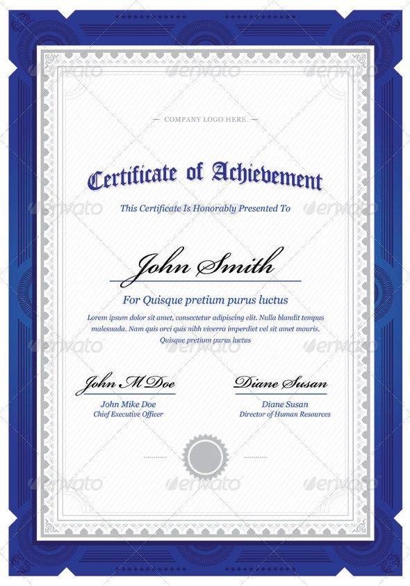 10 Best Clip Art Images On Pinterest Award Certificates Border Design And Certificate Of Award Certificate Template Photoshop