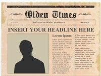 newspaper article template for word