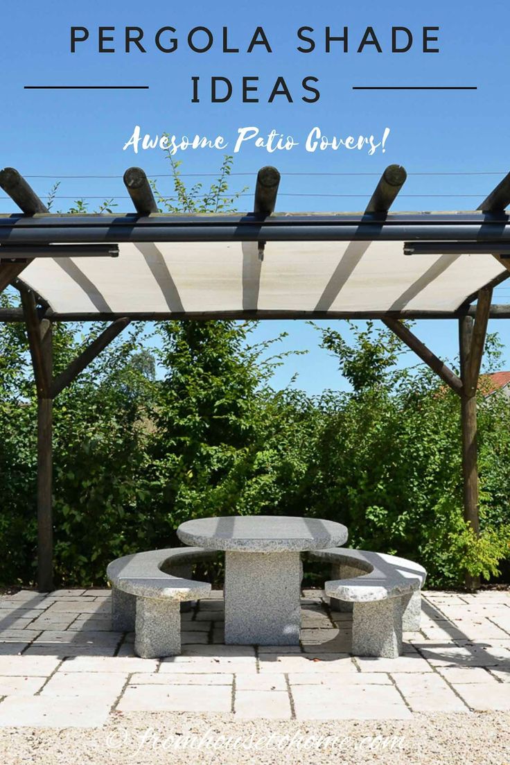 DIY Pergola Cover Ideas: 7 Ways To Protect Your Patio From ... DIY Pergola Cover Ideas: 7 Ways To Protect Your Patio From ... on Patio Cover Ideas For Rain id=19886