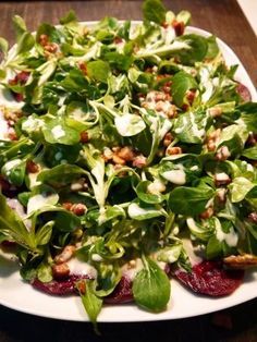 Winter-Soulfood: Wintersalat mit Granatapfel und Rote Bete