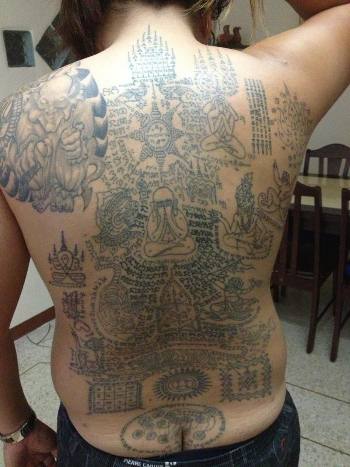 thai tattoo Tattoos, Sak yant tattoo, Chinese symbol tattoos