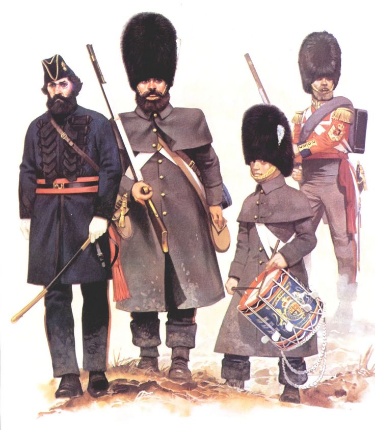 Gorro militar de piel de oso