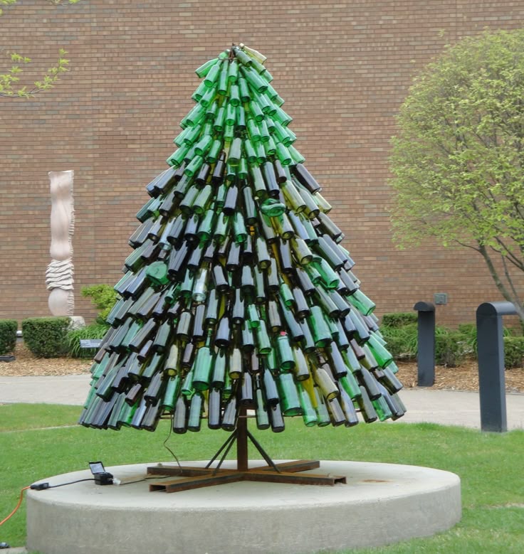 Christmas Tree Shape Wine Bottle Cover Home Party Decoration with Mini Bow #K Christmas Tree Shape Wine Bottle Cover Home Party Decoration with Mini Bow #K