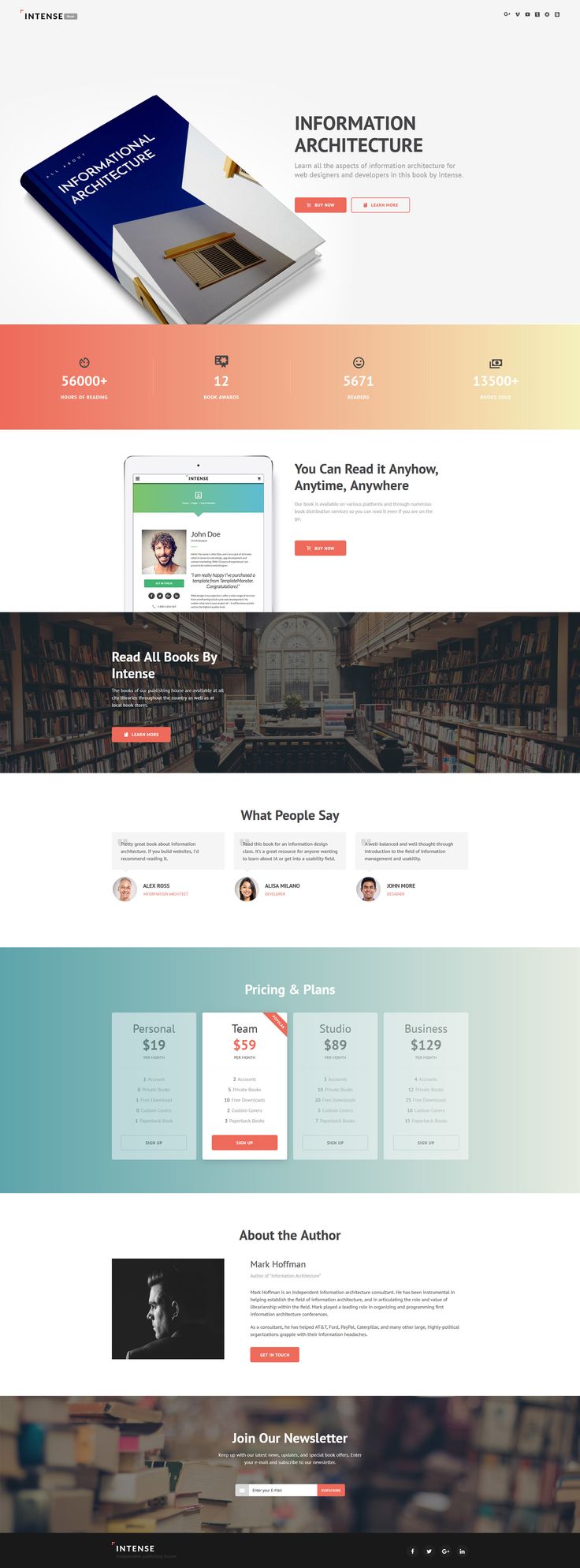 responsive landing pages templates