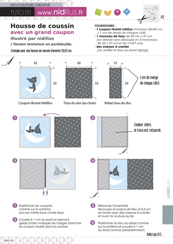 Coupons tissu illustres