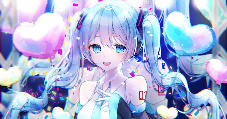 初音ミク 誕生日おめでとう 時森のわのイラスト Pixiv イラスト 初音ミク 可愛い アニメイラスト