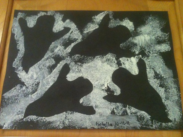 ghost prints tape paper ghosts to heavy duty black paper sponge paint with white paint toddler artblack - Halloween Toddler Art Projects ghost prints tape paper ghosts to heavy duty black paper sponge paint with white paint toddler artblack - Halloween Toddler Art Projects