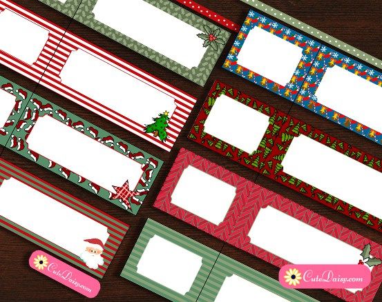 <strong>Free Label</strong> Maker Online | Instant Download | Print at Home Free christmas mailing label template