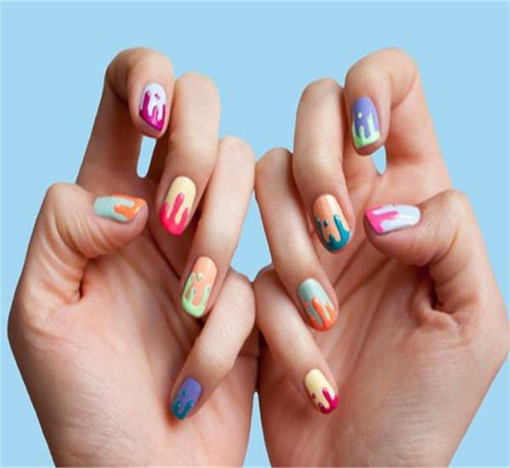 25 Neon Nail Art Designs You Must Try This Summer #trendy_nail_art #neon_nail_ar…
