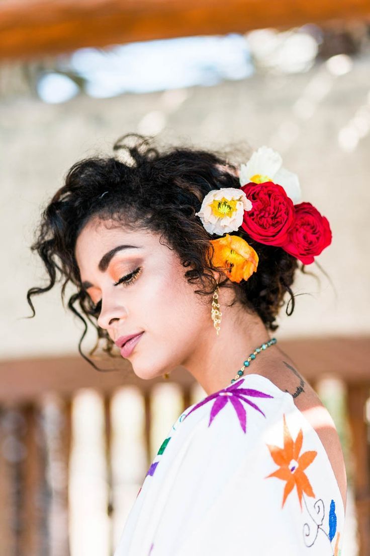 Inspired by Frida Kahlo, a bridal editorial Joanne Fleming Design Blog Mexican h
