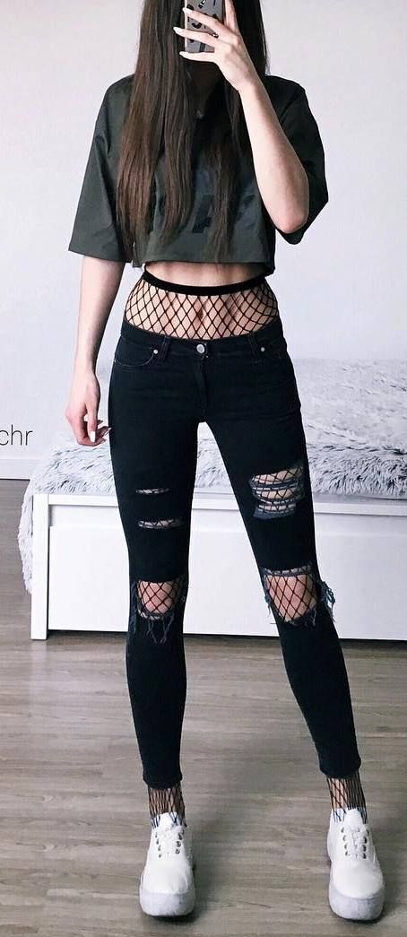 nice crop top outfit ideas tumblr
16