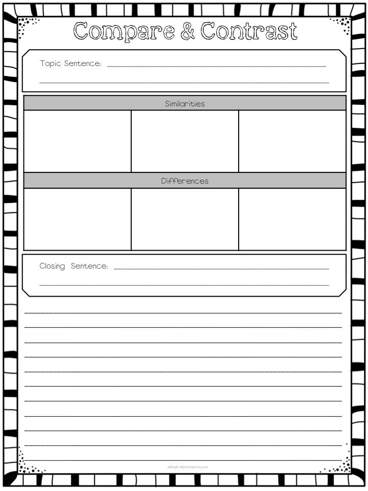 writing a compare and contrast essay elementary writing a compare and contrast essay elementary