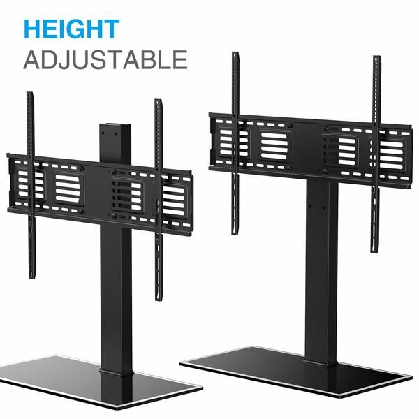 68 Best Tv Floor Stand Images On Pinterest Flat Screen Tvs Universal Tv Stand Pedestal Base Wall Mount With Swivel And Height Adjustment For 50