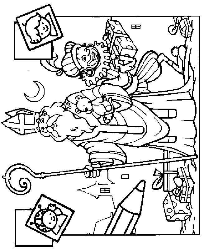 Download St Nicholas Coloring Page
