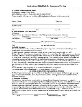 contract for sale of puppy form productivity puppies dogs dogs puppy contract template