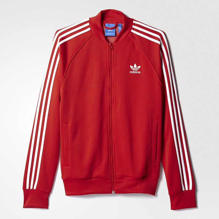 chaqueta adidas originals roja