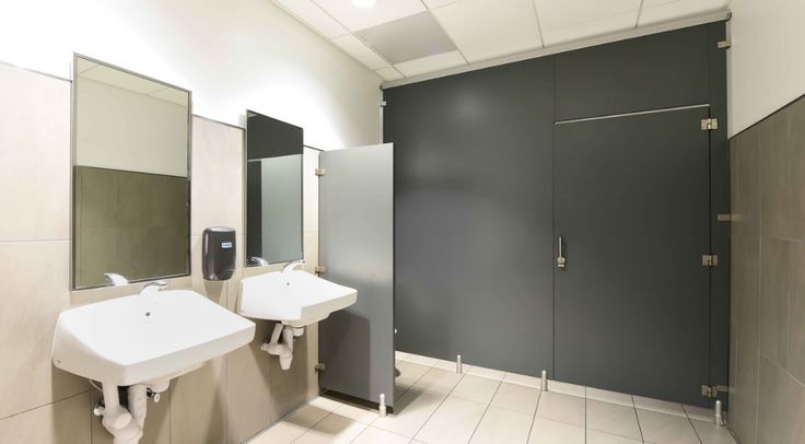Bathroom uniform black outdoor