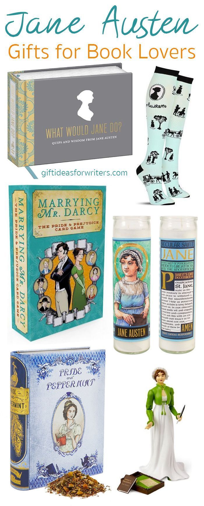 Jane Austen gifts perfect for any readers, book lovers, and literary nerds. Esca...