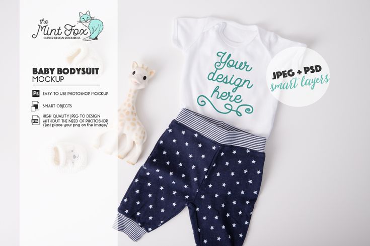 Download Download Baby Bodysuit Mockup | Kids New Born Mock Up ...