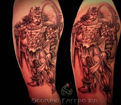 indian god hanuman inked on arm awesome design by indian god hanuman inked on arm awesome design by