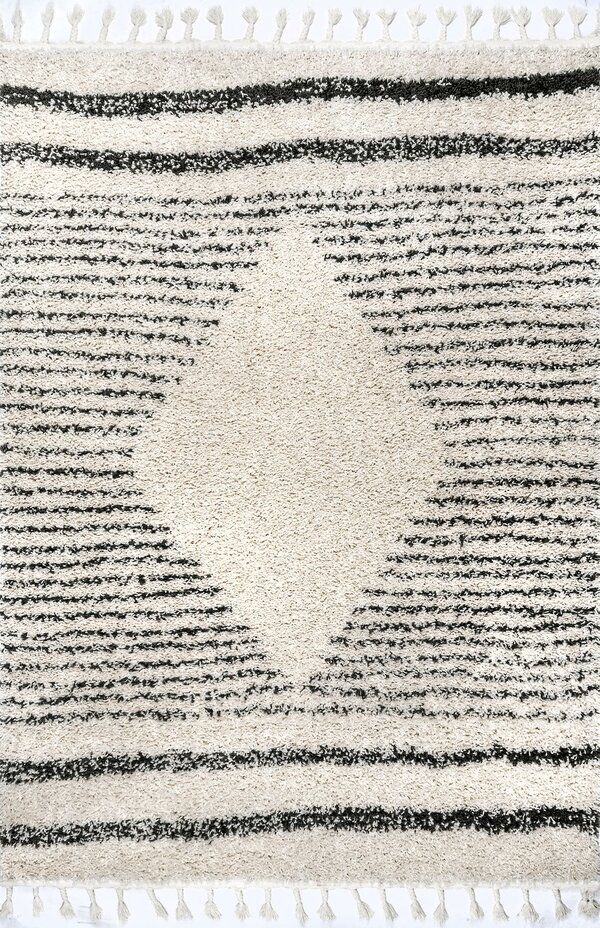 Stallworth Geometric Black Off White Area Rug White Area Rug White Rug Black Rug